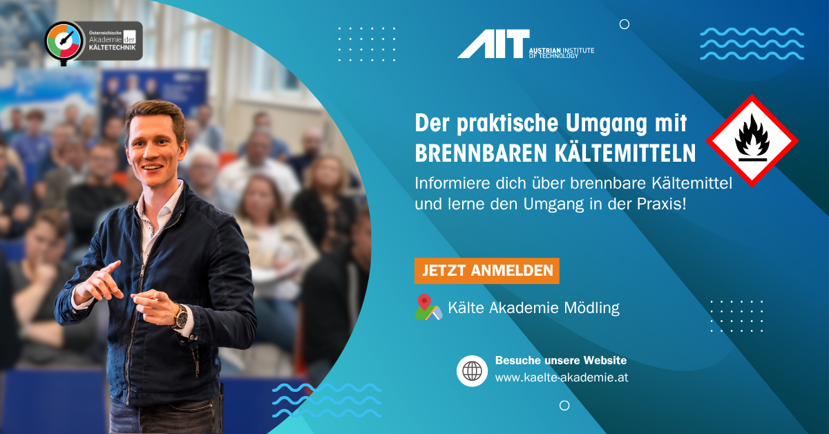 Praktischer Umgang mit brennbaren Kältemitteln: Inbetriebnahme, Wartung und Reparatur - 05. - 06. Oktober 2026